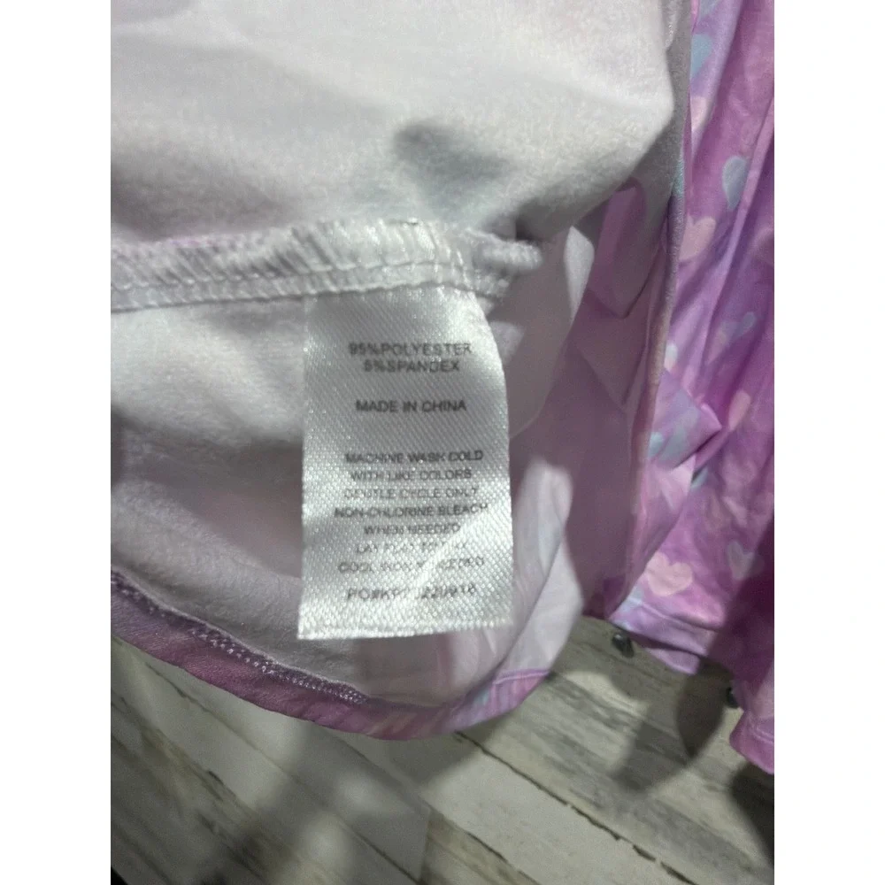 Mila and Rose Dress Girls 5-6 Purple Pastel Heart Print Soft Fairycore Twirl NWT